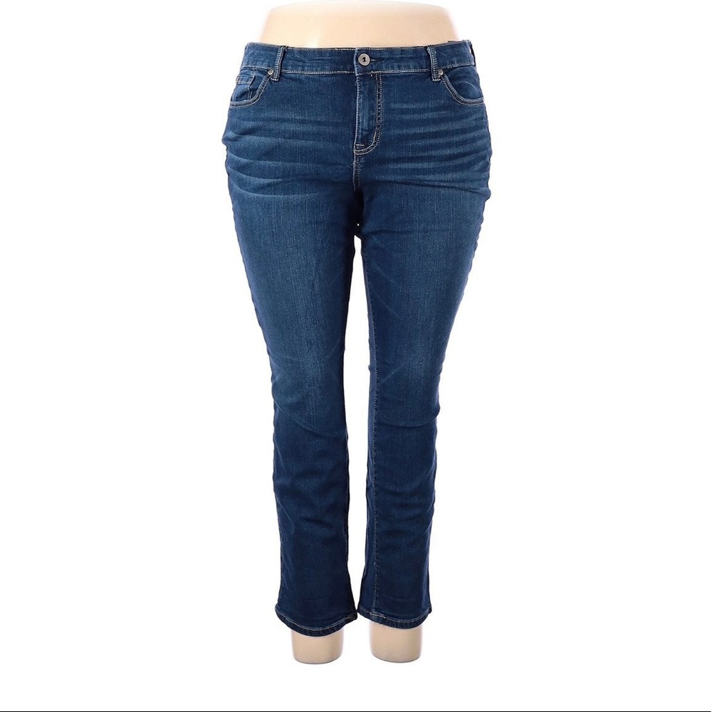 Torrid First At Fit Dark Wash Skinny Jeans